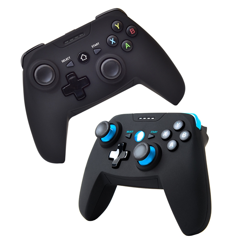 CX-X1 2.4GHz + Bluetooth 4.0 Wireless Game Controller Handle For Android / iOS / PC / PS3 Single Handle (Blue) - Image 2