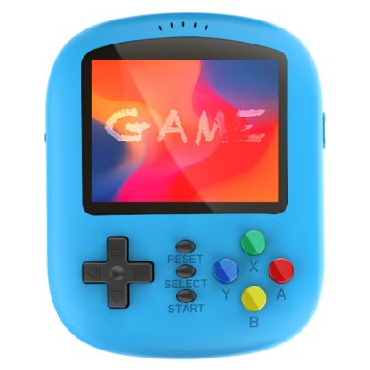 K21 2.8 Inch Screen Mini Retro Handheld Game Console For Kids Built-In 620 Games Support TV Output, Single-Blue