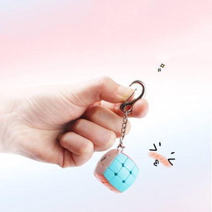 1 PCS Mini Keychain Magic Cube Decompression Toy Gear Keychain - Image 3