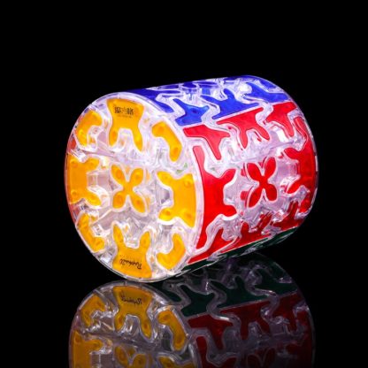 Transparent Gear Series Third-Order Magic Cube Transparent Gear Cylindrical