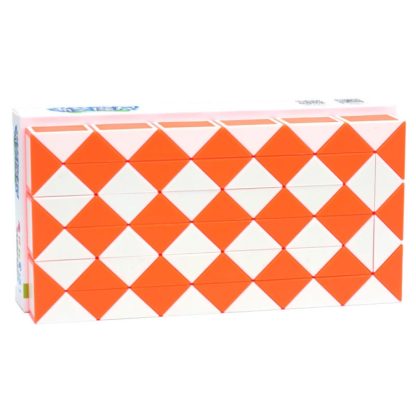 Variations And Special-Shaped 72-Segment Magic Ruler Educational Toys For Children(Orange White)