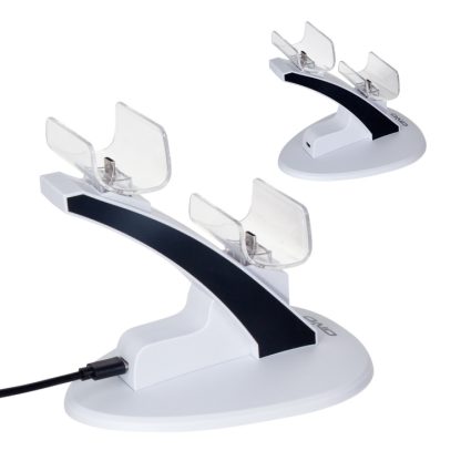 OIVO IV-P5234 Gamepad Aircraft Two-Seater Charger For PS5(White) - Image 3