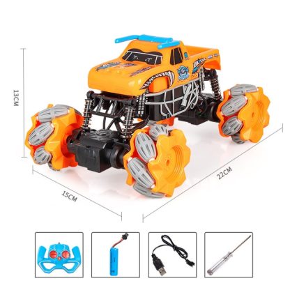 Remote Control Car Drifting Climbing Four-Wheel Drive Off-Road Vehicle Toy For Children, Colour: Four-wheel Drive Side R - Image 2