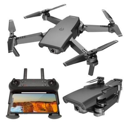 Mini Foldable Aerial Drone HD 4K Long Endurance Gesture Sensing Four-Axis Remote Control Aircraft, Colour: 720P Light Bl