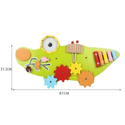 Children Early Education Puzzle Wall Toys Wall Games Montessori Teaching Kids, Style: Crocodile - Image 2