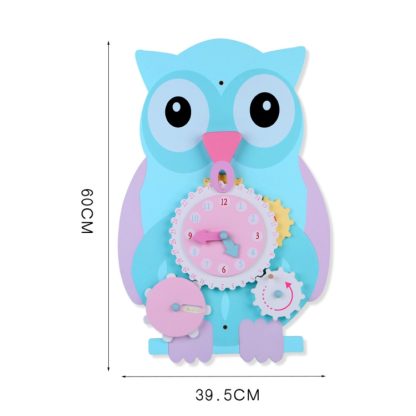 Children Early Education Puzzle Wall Toys Wall Games Montessori Teaching Kids, Style: Owl - Image 2