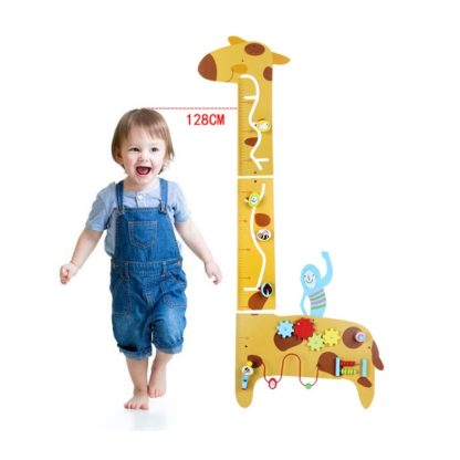 Children Early Education Puzzle Wall Toys Wall Games Montessori Teaching Kids, Style: Giraffe - Image 2