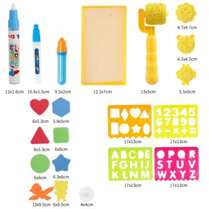 Children Luminous Magic Graffiti Water Drawing Mat, Size: 100 x 70cm, Style: 2 Pens Set - Image 3