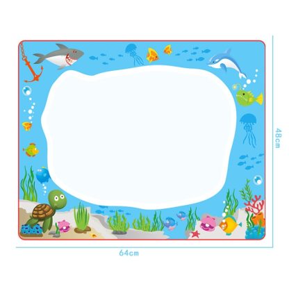 Children Magic Graffiti Water Drawing Mat, Style: Ocean - Image 2