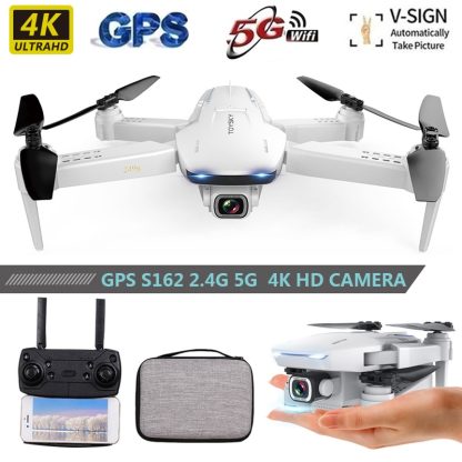 S162 HD Aerial Photography UAV GPS Positioning Long Endurance Foldable Aircraft, Specification: 2.4G 1080P Pxel - Image 2