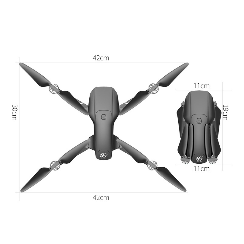 CSJRC S189 GPS Intelligent Positioning HD Aerial Photography UAV Brushless Remote Control Quadcopter, Specification: 5G- - Image 3