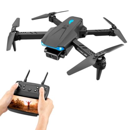 S89 4K HD Aerial Folding UAV Air Pressure Fixed Altitude Remote Control Quadcopter, Model: No Camera 1 Battery (Black)