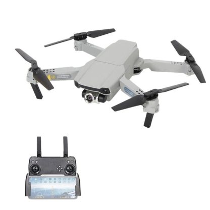 X2 Foldable Aerial Remote Control Drone Air Pressure Fixed Height 4K HD Quadrocopter, Colour: 4K Double Camera (Gray)