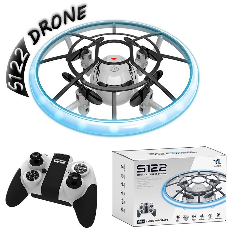 S122 Intelligent Remote Control Quadcopter UFO Model Air Pressure Fixed Height And Fall Resistant Toy(Single Battery Ver - Image 2
