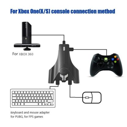 PGNS09301 The Keyboard And Mouse Converter Is Suitable For PS4 / XBOX ONE / Switch Lite(White Light) - Image 2