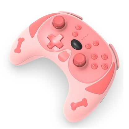 Wireless Bluetooth Gamepad With Wake-Up Function For Switch Pro(Pink) - Image 3