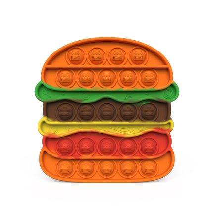 3 PCS Finger Press Bubble Desktop Educational Toy For Children, Style: Hamburger