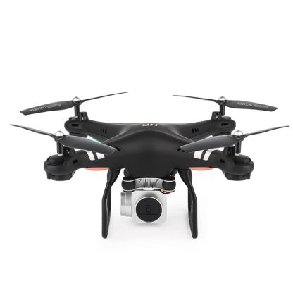 X52 Four-Axis High-Definition Aerial Photography Drone 4K Remote Control Model Airplane Toy, Specification: Black 720P C