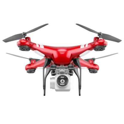 X52 Four-Axis High-Definition Aerial Photography Drone 4K Remote Control Model Airplane Toy, Specification: Red 720P Cam