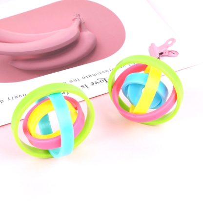 10 PCS Children Universal Inertial Rotating Fingertip Decompression Educational Toy,Style: Non-luminous (Color Random) - Image 3