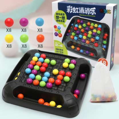 2 PCS Rainbow Eliminating Music Puzzle Toys Children Fun Chess Early Education Parent-Child Board Game, Colour: Thicken - Image 2