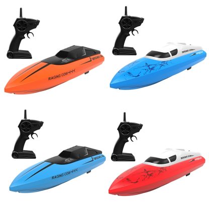 Wireless Electric Remote Control Boat Children Toy Mini Water Speedboat, Colour: Orange - Image 2