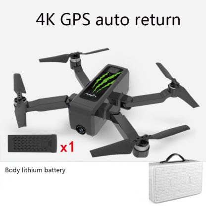 H823 Brushless GPS Remote Control Drone Aerial Photography HD Folding Aircraft, Colour: Single Electricity - Image 2