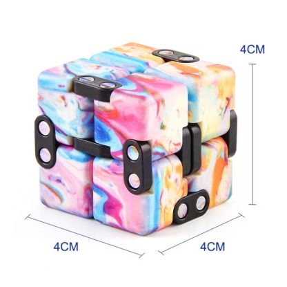 3 PCS Intellectual Decompression Unlimited Folding Magic Cubes(Pattern) - Image 3