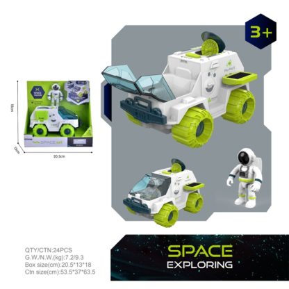 Simulation Sound And Light DIY Assembled Aviation Model Science And Education Toys, Colour: Space Truck - Image 2