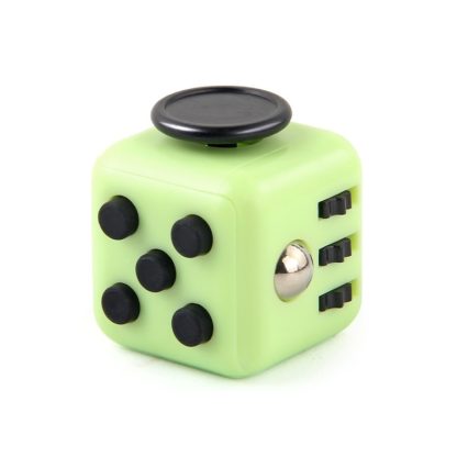 3 PCS Cube Decompression Toys For Adults & Children Unlimited Dice Vent Toys, Colour: Green