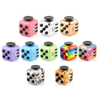 3 PCS Cube Decompression Toys For Adults & Children Unlimited Dice Vent Toys, Colour: Green - Image 2