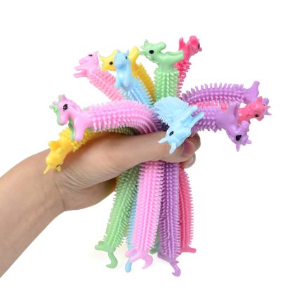 20 PCS TPR Children Decompression Pull Rope Cute Pet Pull Fun Toy Vent Toy(Random Color Delivery) - Image 3