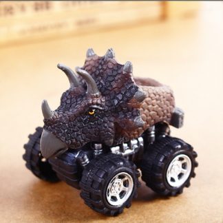 Children Gift Dinosaur Toy Car Model Pull Back Mini Toy Car(Triceratops)