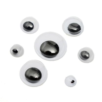 700 PCS 4-12mm Universal Mixed Wiggly Googly Eyes Self-adhesive DIY Scrapbooking Doll Accessories for Teddy Bear Stuffed - Image 3