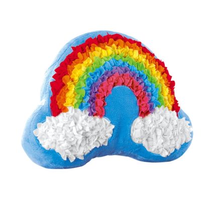 DIY Plush Pillow Toy Three-Dimensional Handmade Doll Material Package(Rainbow Cloud)