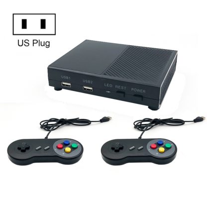 RS-95 HD Mini TV Game Console Retro Home Game Box With Double Wired Handle Built-In 821 Games(US Plug)