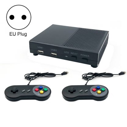 RS-95 HD Mini TV Game Console Retro Home Game Box With Double Wired Handle Built-In 821 Games(EU Plug)