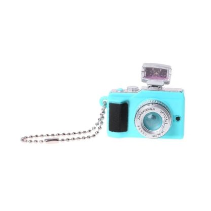 Mini Retro Camera Keychain Mobile Phone Bag Pendant Children Toys(Blue) - Image 2