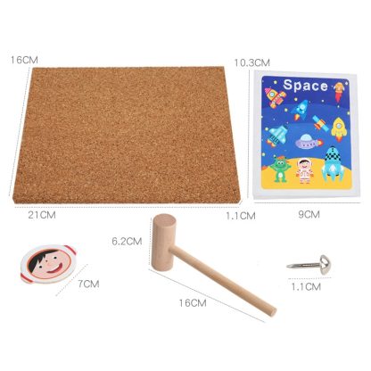 MQY-9988 Early Childhood Education Puzzles Baby Wooden Puzzle Toys(Traffic) - Image 3