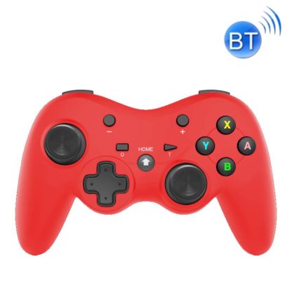 MingPin MB-S810 Wireless Bluetooth Six-Axis Gamepad For Nintendo Switch Pro(Red (Neutral))