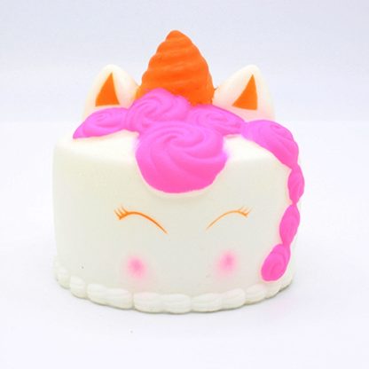 Squishy Resin Crafts PU Slow Rebound Simulation Squeeze Toys(Unicorn Donut) - Image 3