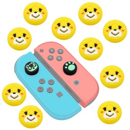 10 PCS Silicone Rocker Cap Button Cap 3D Protective Cap For Nintendo Switch/Lite Joycon(NO 70)