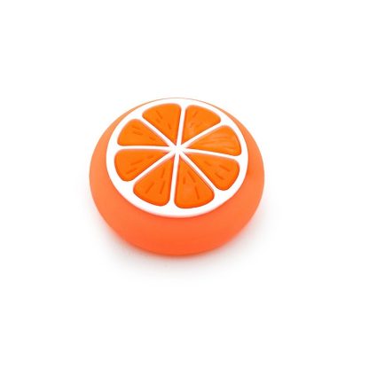 10 PCS Silicone Rocker Cap Button Cap 3D Protective Cap For Nintendo Switch/Lite Joycon(Lemon Orange) - Image 2