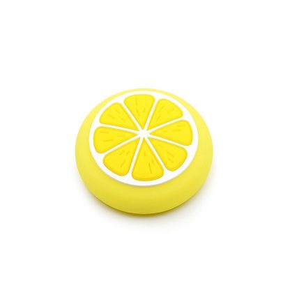 10 PCS Silicone Rocker Cap Button Cap 3D Protective Cap For Nintendo Switch/Lite Joycon(Lemon Yellow) - Image 2