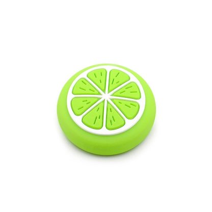 10 PCS Silicone Rocker Cap Button Cap 3D Protective Cap For Nintendo Switch/Lite Joycon(Lemon Green) - Image 2