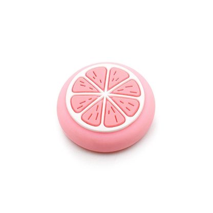 10 PCS Silicone Rocker Cap Button Cap 3D Protective Cap For Nintendo Switch/Lite Joycon(Lemon Pink) - Image 2