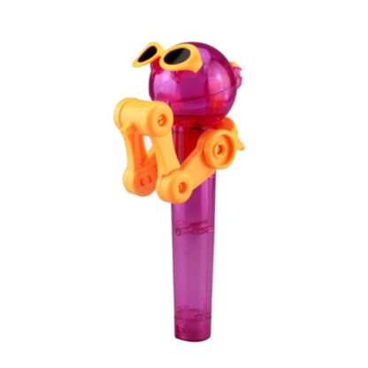 Creative Personality Toys Decompression Lollipop Robot Candy Dustproof Toy(color random) - Image 3