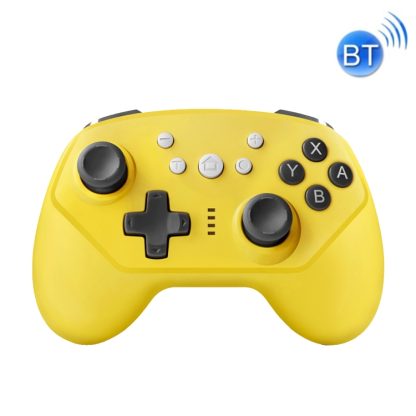 SW-01 Wireless Bluetooth Game Handle With Mini Six-Axis Body Sensation Vibration For Nintendo Switch Lite(Yellow)