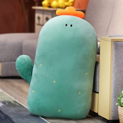 Down Cotton Soft Pillow Plush Simulation Toy Cushion, High: 50cm(Cactus)