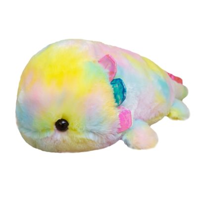 3 PCS Rainbow Color Doll Fish Plush Toy  55cm 0.4kg(Rainbow Yellow)